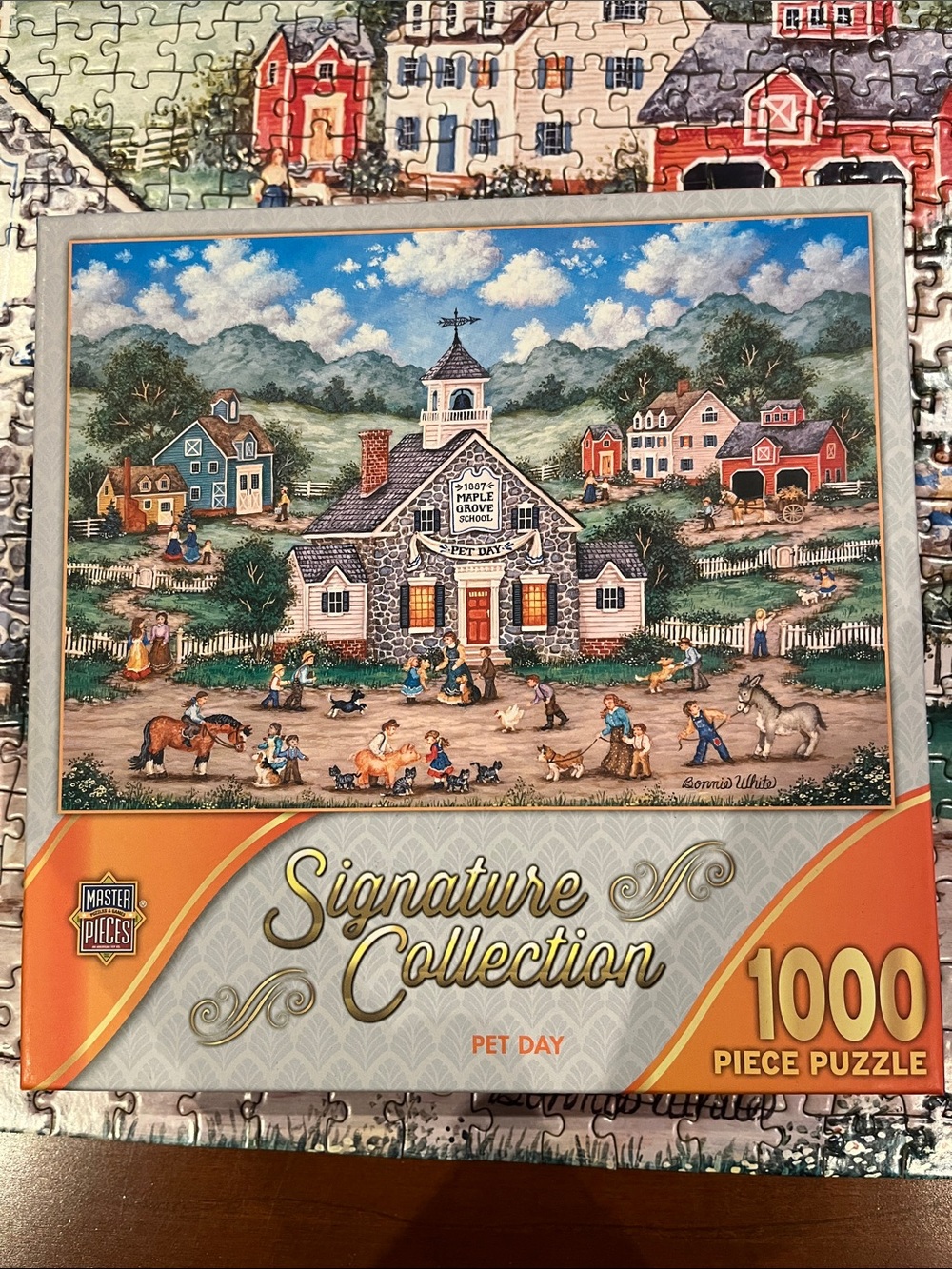 Master Pieces Signature Collection 1000 Piece Puzzle - Pet Day by Bonnie White